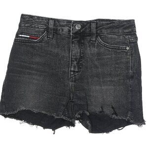 *NWOT* ♡ Tommy Hilfiger black distressed jean shorts​
